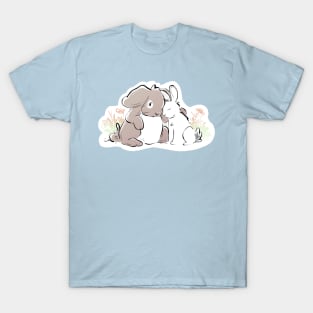 Warm and Fuzzy Bunny Cuddles T-Shirt